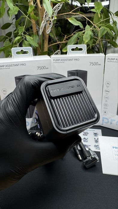 Беспроводной компресор автомобильный, насос Proove Pro 7500 mAh