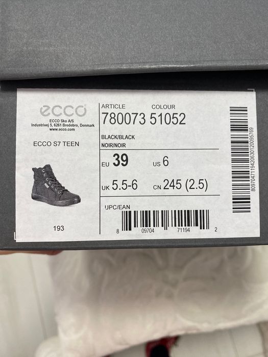 Зимові черевики Ecco