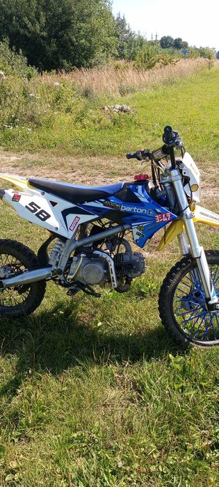 Пітбайк кросовий мотоцикл barton 125