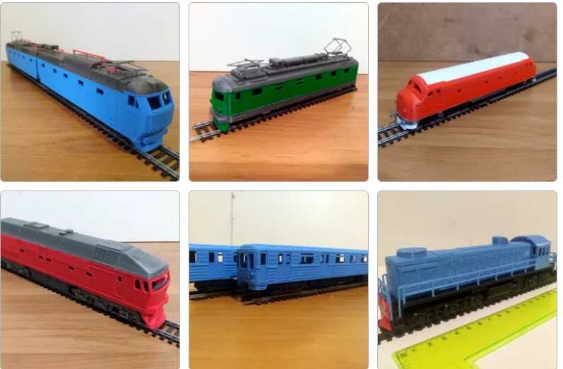 модель локомотива