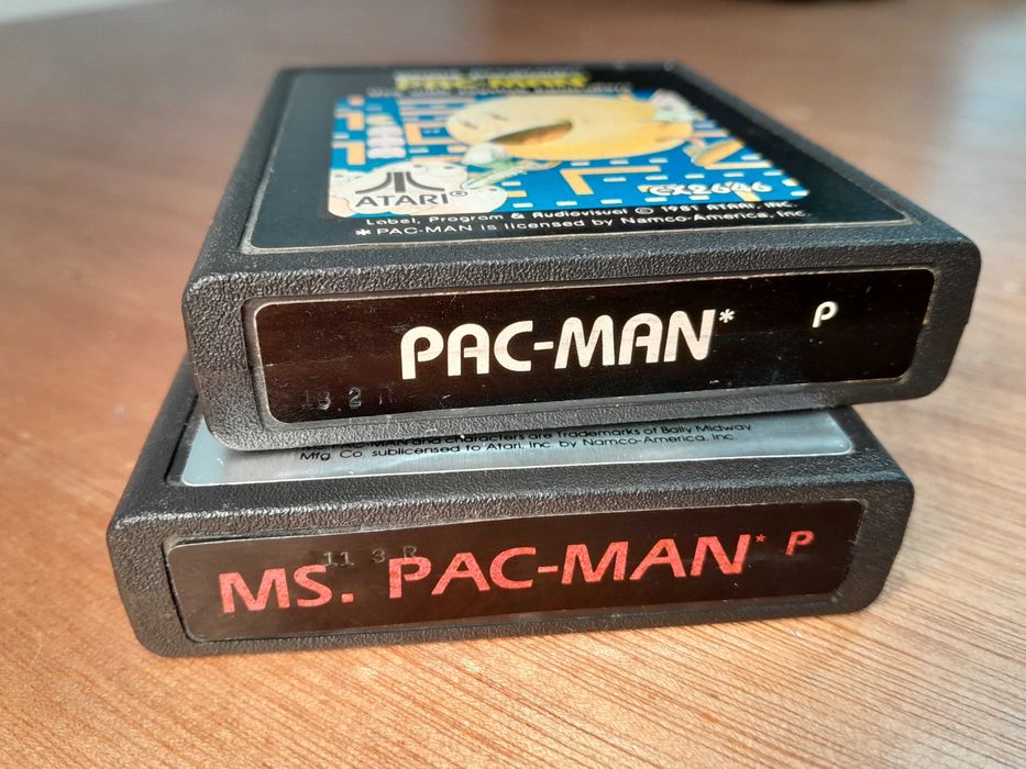 Pac-Man + Ms. Pac-Man - Atari 2600 - PAL - testados