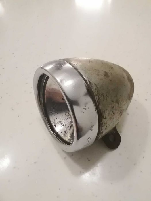 ROMET - przednia lampka rowerowa orginalna metalowa