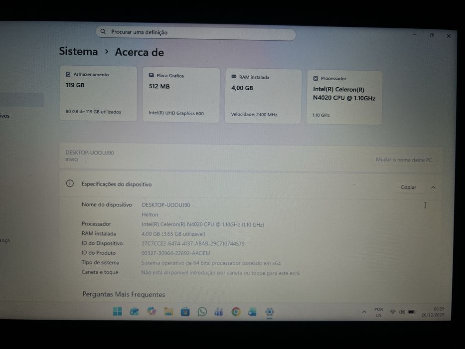 Portatil Lenovo IdeaPad 3