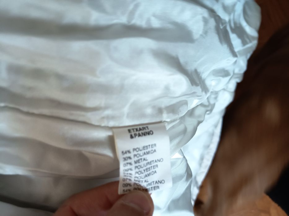 Casaco/sobretudo cinza matalizado