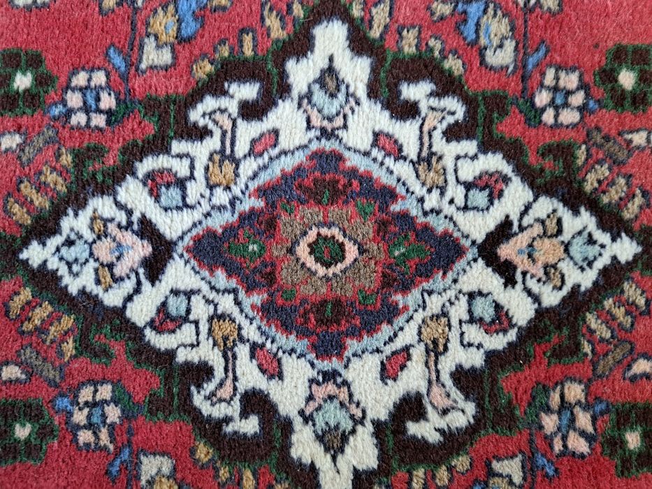 Śliczny wełniany irański chodnik Kashan 80x270cm nr 1538