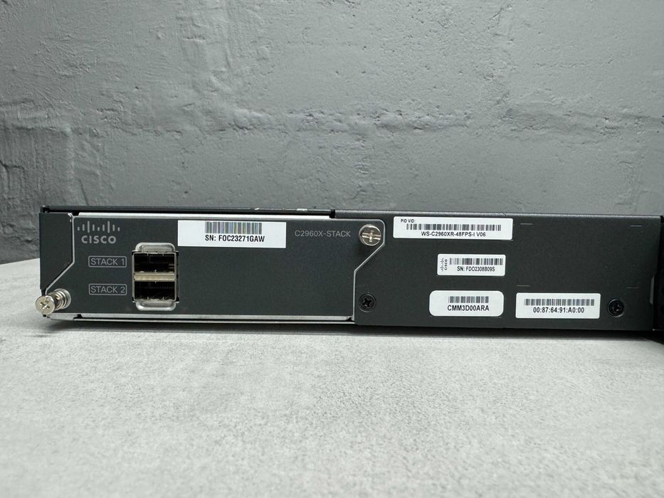 Гигабитный Poe Коммутатор Cisco WS-C2960XR-48FPS-L безнал/гарантия