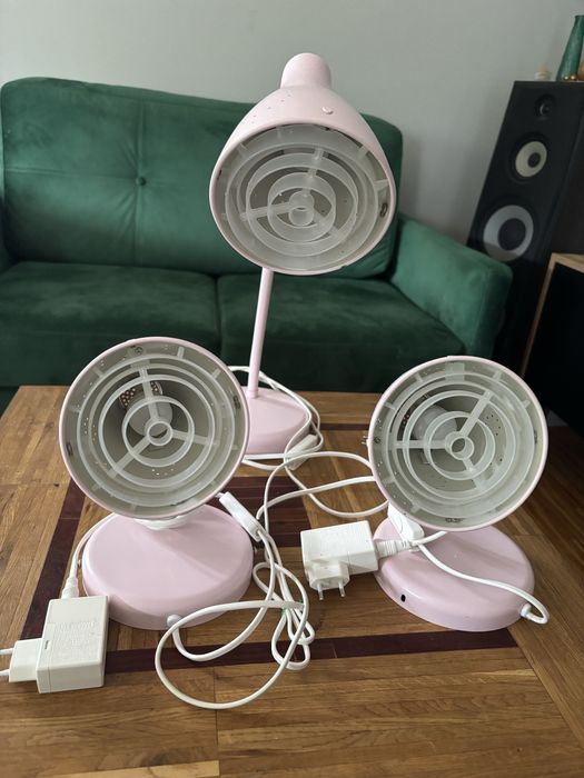 Lampka biurkowa i dwa kinkiety