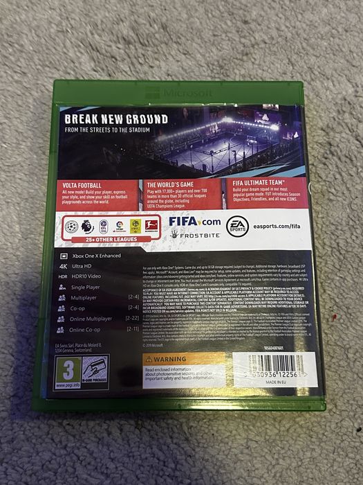 XBOX ONE Fifa 20 Płyta