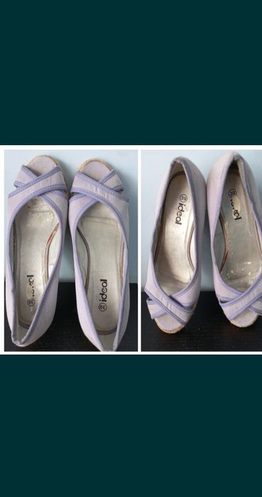 Sapatos de cunha ideal