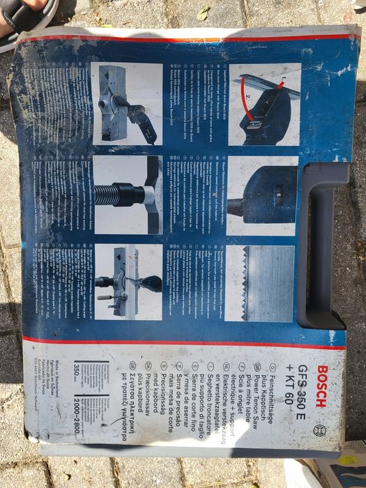 Piła Bosch GFS 350  + stolik KT 60