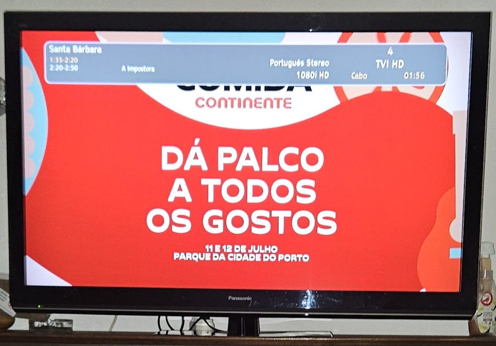 Televisão Plasma Panasonic Viera 42" (Excelente Estado com Comando)