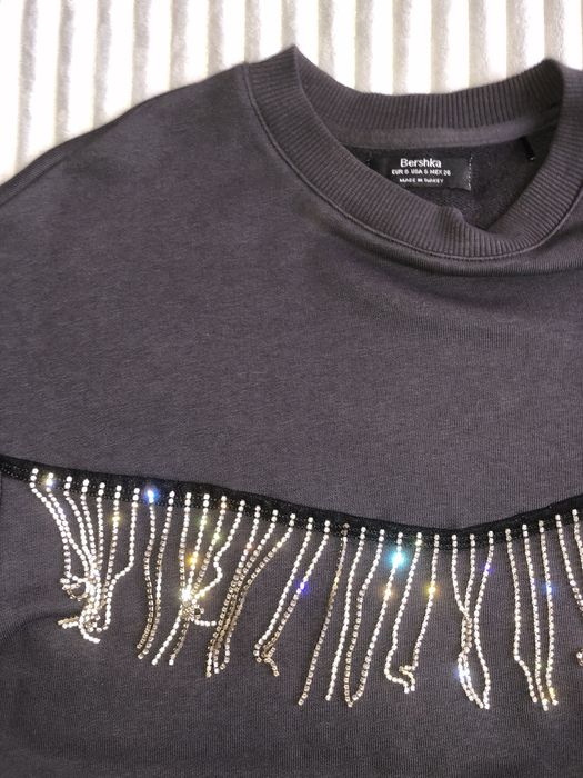 Bluza damska z kryształkami