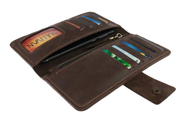 Гаманець шкіряний великий SULLIVAN gv5-2(9) коричневий