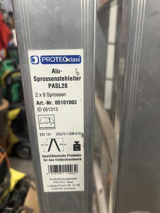 Drabina aluminiowa 8 stopni