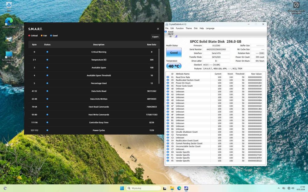 Komputer PC, też do gier AMD Ryzen 5 2600, 16GB Ram, RTX 2060, Monitor