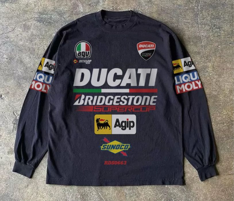 Camisa Ducati manga comprida