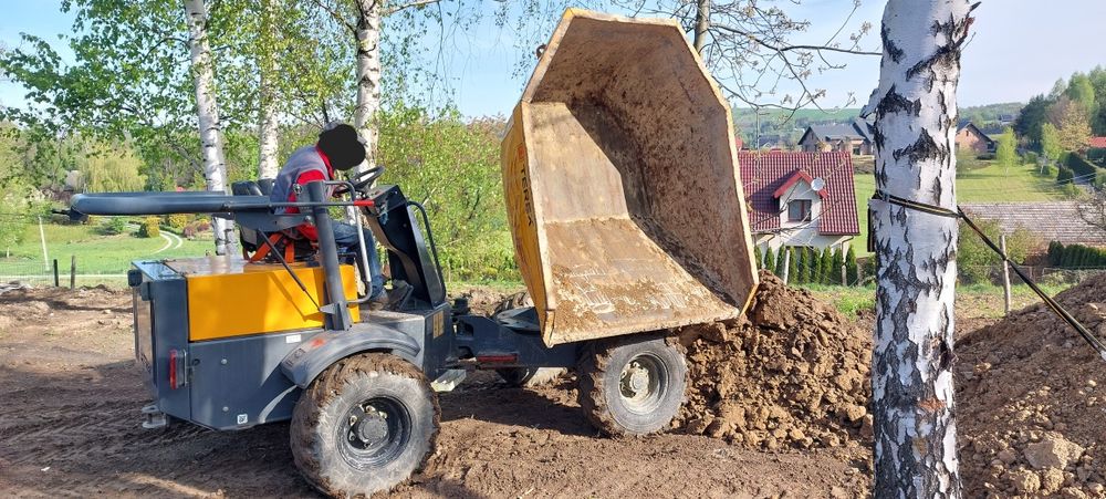 Mini Koparka   Młot wyburzeniowy , Koparko ładowarka  ,Kamień, Wozidło