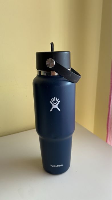 Garrafa Térmica Hydro Flask All Around Travel Tumbler Azul Marinho