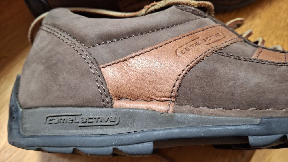 Półbuty męskie skóra brąz Camel Active Eu 42,5 uk 7,5