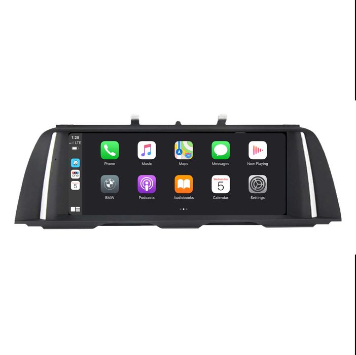 Rádio Android 14 BMW Série 5 F10 / F11 — CarPlay Sem Fios — Ecrã 10.25"