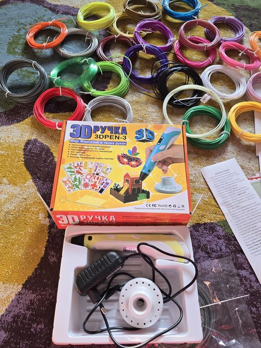 Новая 3D ручка с пластиком