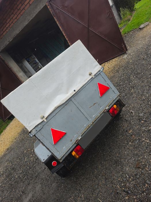 Przyczepka lekka SAM DMC 630 kg – dokumenty, plandeka do samochodu lub quada