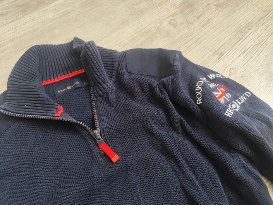 HENRI LLOYD Sweter Marine Logowany M/L