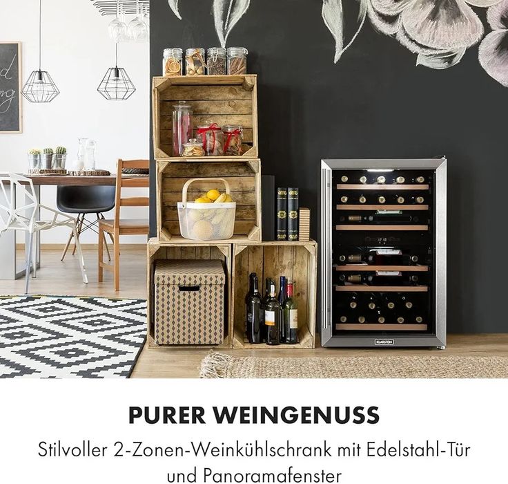 Nowa Winiarka Chłodziarka Lodówka Na Wino Klarstein Vinamour na 37 but