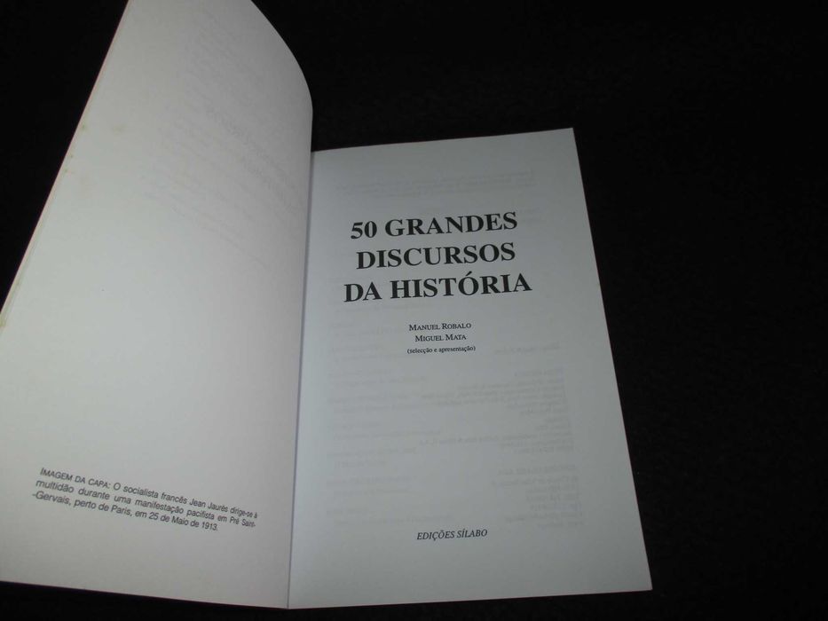 Livro 50 Grandes Discursos da História 1ª edição 2005