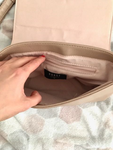 Mała torebka House pudrowy róż