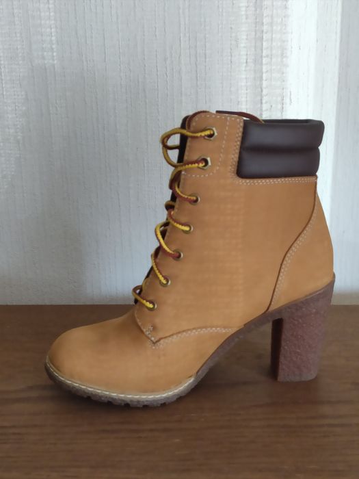 Timberland skórzane botki