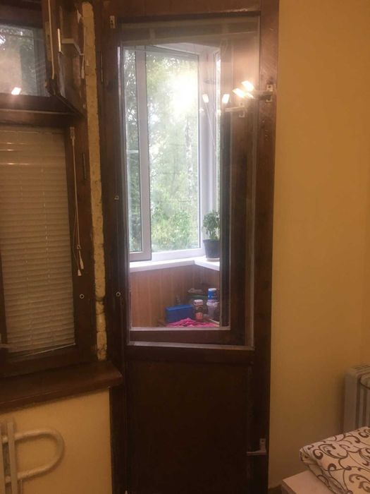 Дерев'яний балконний блок