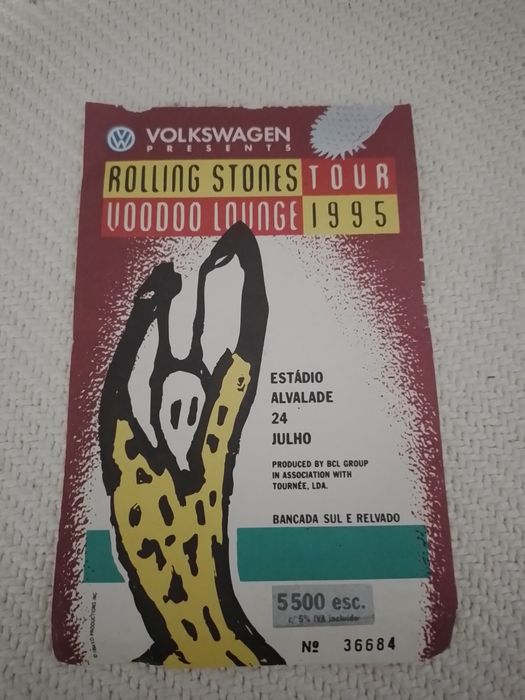 Bilhete Rolling Stones