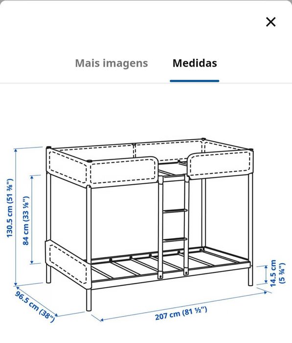 Beliche IKEA como novo