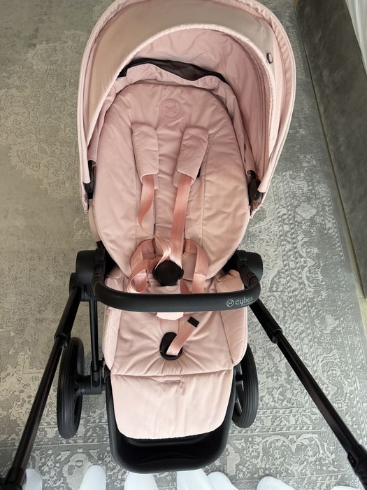Cybex Priam 4.0 шасі +прогулянковий блок Peach Pink