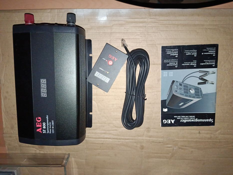 AEG Przetwornica Dc/Ac 800 W 12 V/Dc 230 V+Pilot Zdalnego St