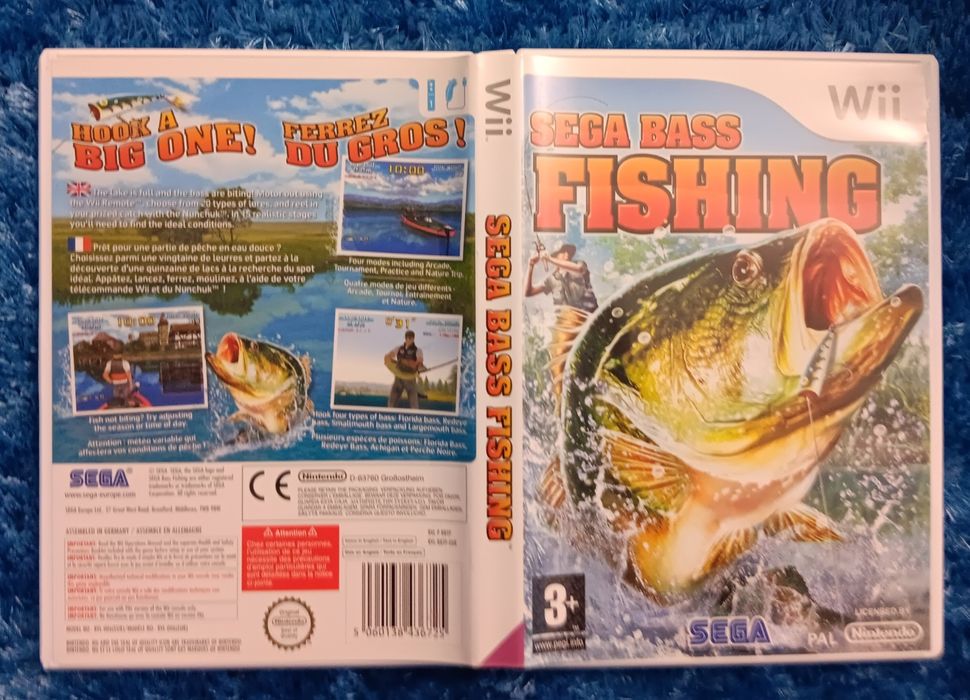 Sega Bass Fishing Nintendo Wii