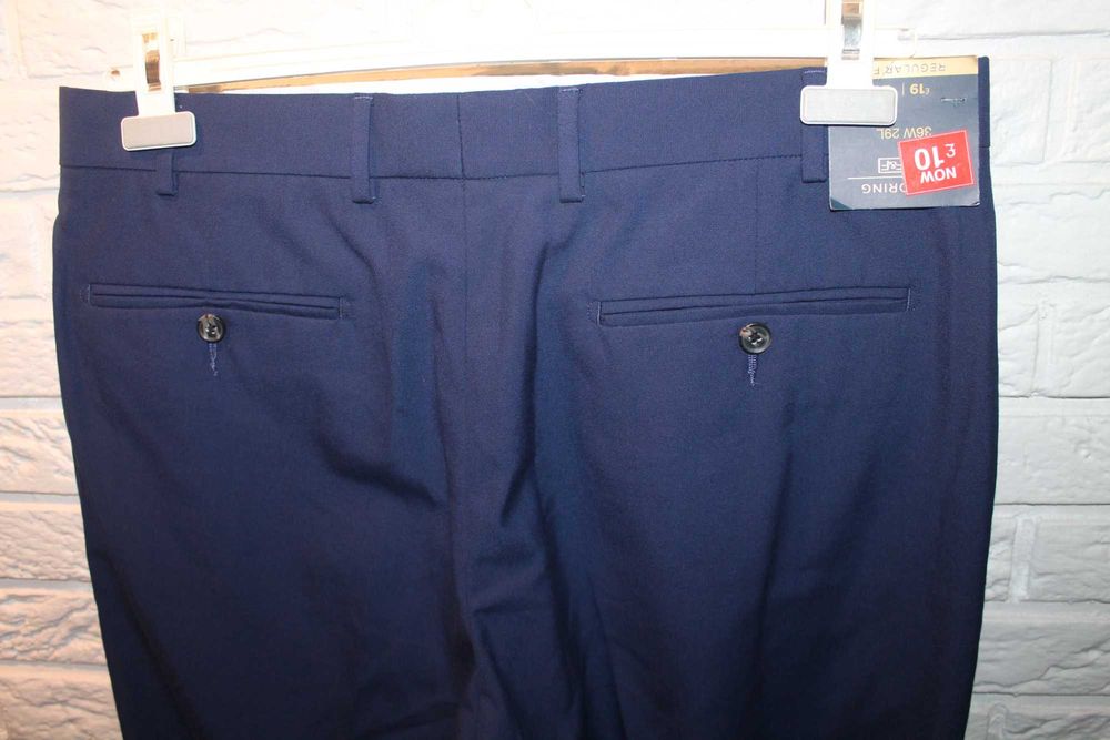 Spodnie męskie garniturowe F&F