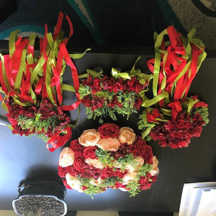 Decoração Carro de Noivos (Flores)