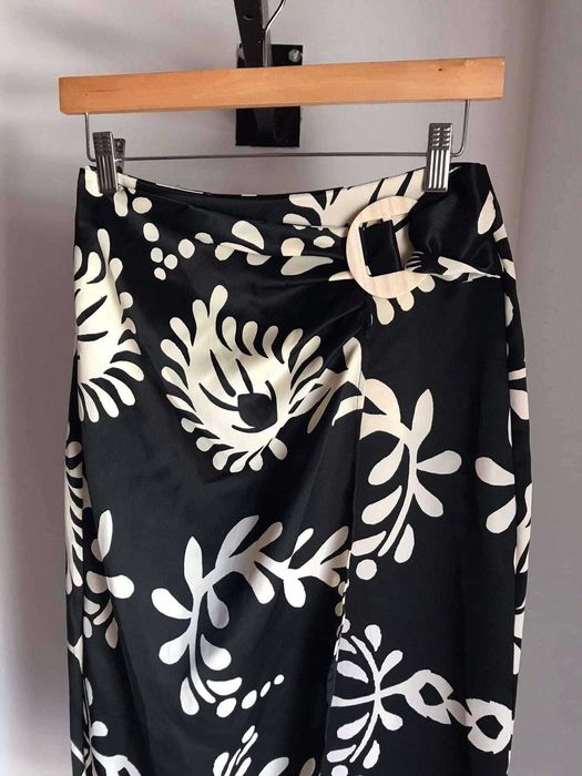 saia midi comprida zara woman floral saia comprida preta