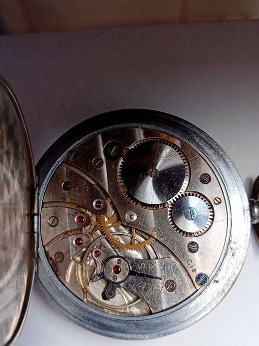 Hy.Moser &Co-kieszonkowy zegarek szwajcarski-górniczy