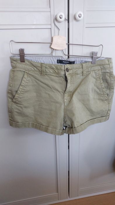 Spodenki szorty Mango khaki rozmiar 38
