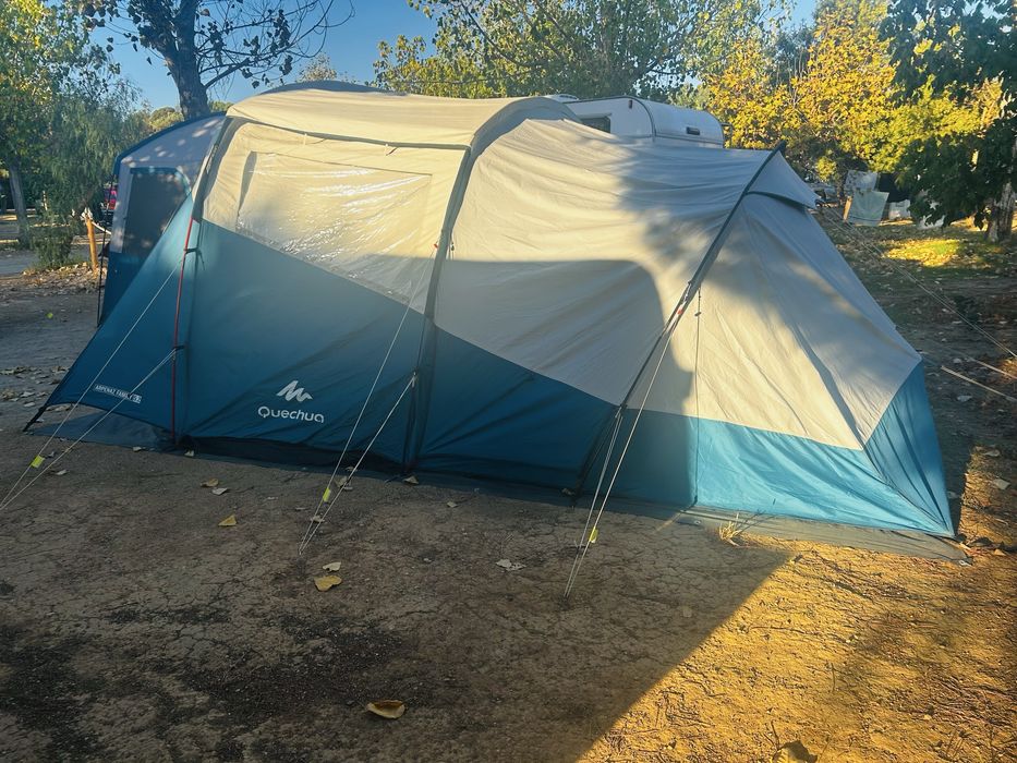 Tenda de Campismo 5 lugares 2 quartos, Fresh & Black, Arpenaz 5.2