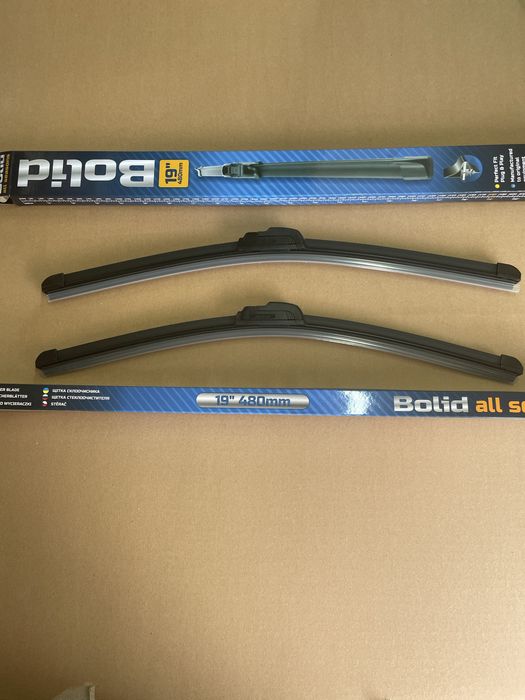 Двірники безкаркасні BOLID All Season 19/4800 мм