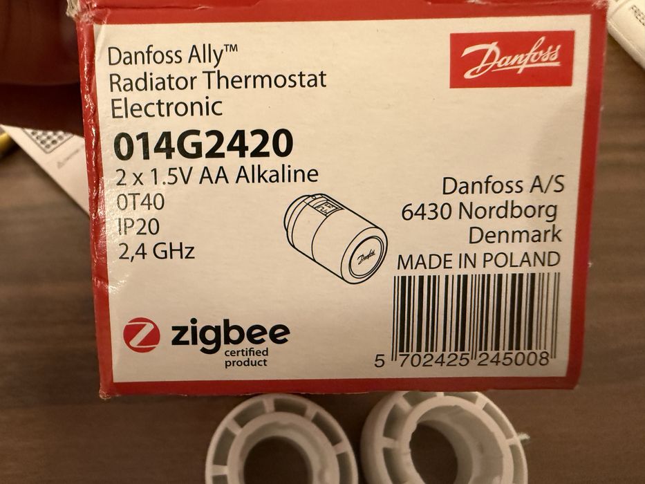 adaptery Danfoss Ally RA 4szt
