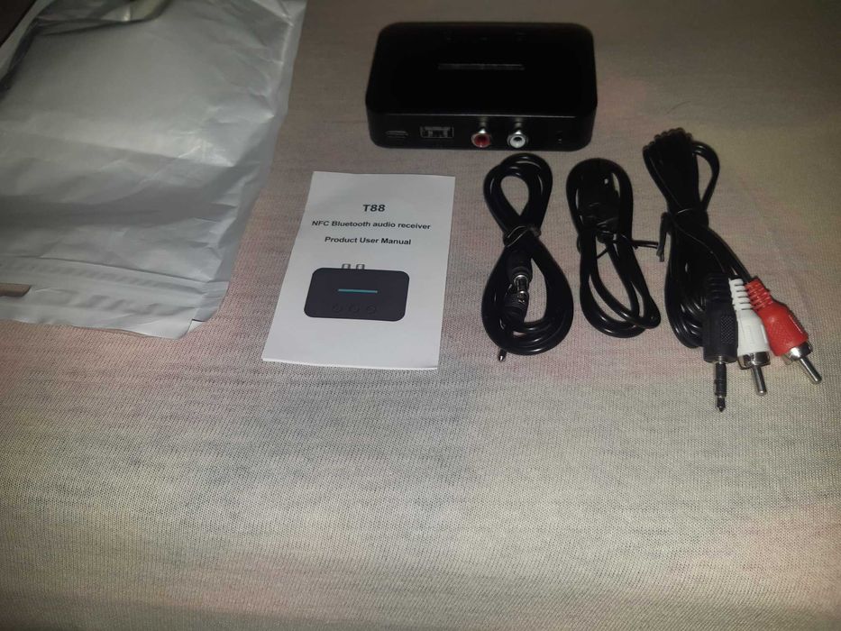 Bezprzewodowy odbiornik Bluetooth 5.3 Audio nadajnik AUX Jack RCA