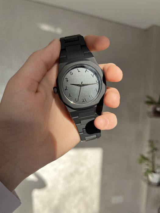 Чоловічий годинник в стилі total black / casio