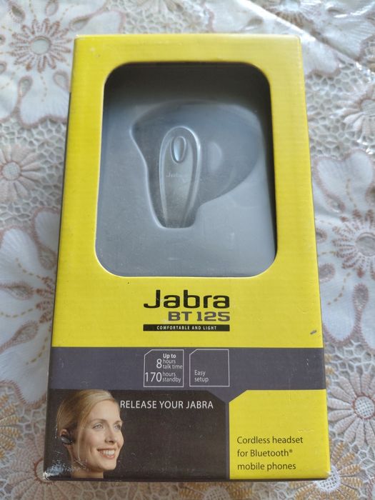 Jabra BT125 — НОВАЯ Bluetooth-гарнитура в оригинальной упаковке