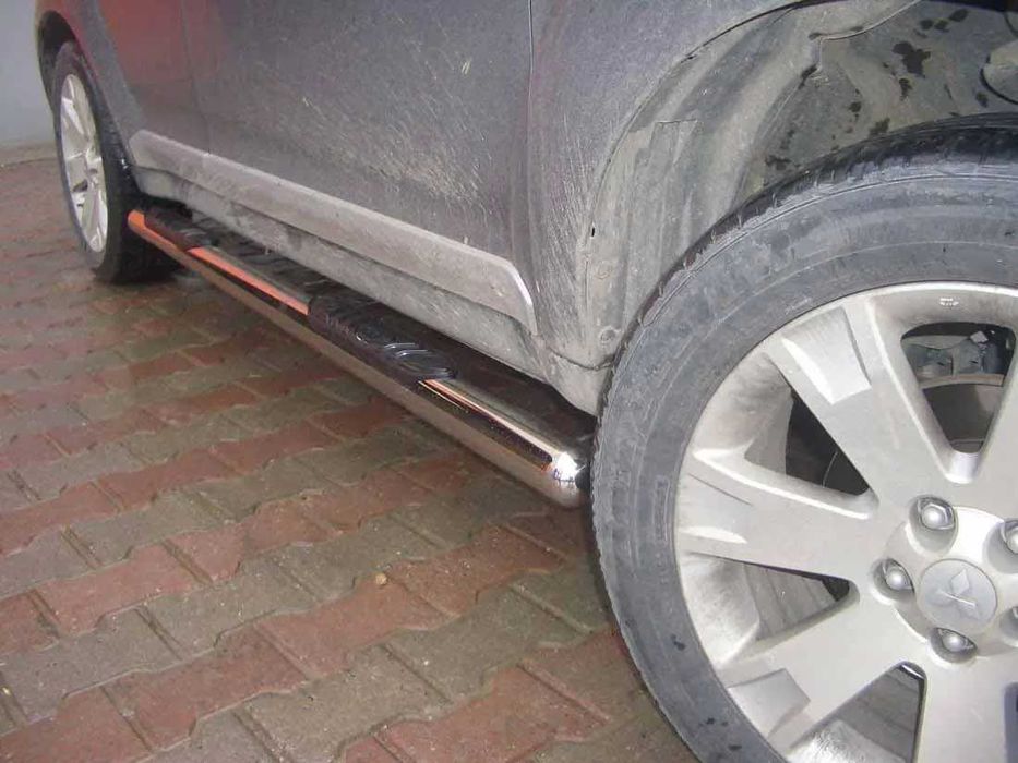 Труби пороги підніжки на Mitsubishi outlander XL