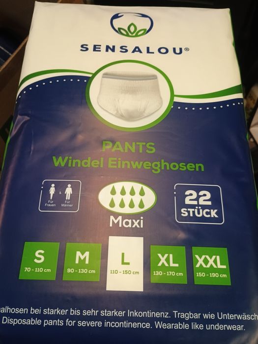 Pampersy dla dorosłych rozmiar 88 sat sensalou